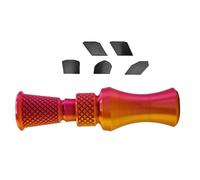 Sifflet de canard portable - Appel de chasse amusant avec cinq puces interchangeables, outil 3D avec design léger, équipement de jeu, équipement de plein air pour améliorer les compétences