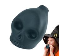 Sifflet de crâne - Sifflet de mort, sifflet effrayant crâne portable - Sifflet criant fantaisiste d'Halloween sifflet fort sifflet de terreur en céramique de crâne pour les victimes