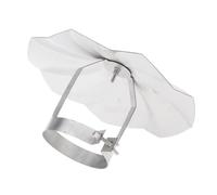 Sifflet de cuisinière, bouchon de pluie de cheminée | Capuchon conique de toit en acier inoxydable - Protection contre la poussière de neige - Couvercle extérieur pour la cuisine de la famille de