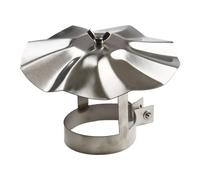 Sifflet de cuisinière, bouchon de pluie de cheminée - Capuchon de cheminée en acier inoxydable, pipe de cuisinière hors couverture, protection contre la poussière de neige pour la cuisine de la