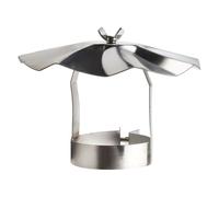 Sifflet de cuisinière, capuchon de pluie de cheminée, en acier inoxydable, protection contre la poussière de neige, couvercle extérieur pour la cuisine de la famille des fumées de ventilation
