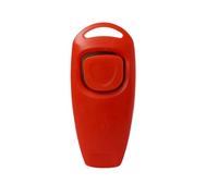 Sifflet de dressage et son 2 en 1 - Appareil de dressage de chien - Interaction sonore - Jcy741 (rouge, 7,5 cm)