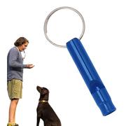 Sifflet de dressage pour chien - Sifflet de rappel de chien en alliage d'aluminium à haute fréquence - Léger et anti-aboiement - Aide au comportement avec lanière pour animaux de compagnie