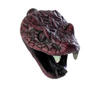 Sifflet de mort aztèque - 125dB Cri humain le plus fort, motif tête de mort de serpent, sifflet mexicain avec pochette pour cadeau farce d'Halloween (Couleur B)
