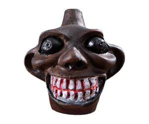 Sifflet De Mort Aztèque - Argile Céramique Fabriquée À La Main, Conception De Sculpture Maya Ancienne, Chambre Sonore À Haute Fréquence | Instrument En Forme De Démon Et Authentique Le Plus Pui