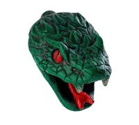 Sifflet de mort aztèque - Cri humain le plus fort 125 dB, motif tête de mort de serpent, sifflet mexicain avec pochette pour cadeau blague d'Halloween (Couleur A)