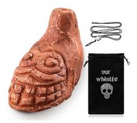 Sifflet de mort aztèque - Cris Humaine Authentiques les Plus Forts, 125+ Décibels, Sifflet de Guerre Aztèque Criant (céramique)