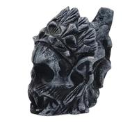 Sifflet de mort aztèque - Plus de 125 décibels - Cris humains les plus forts - Sifflet aztèque antique pour Halloween, Dia De Los Muertos, cadeau unique pour les fans d'horreur et d'histoire (noir A)