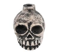 Sifflet de mort aztèque portable en forme de crâne effrayant, instrument sonore corbeau en céramique, accessoires d'Halloween bizarres par maison hantée, fête, cosplay et collection musicale