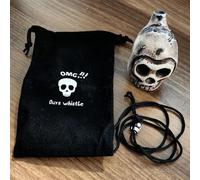 Sifflet De Mort Aztèque, Sifflet À Cri Effrayant En Forme De Crâne, Instrument Authentique Sonorités Aztèques, Échos Du Tonnerre Des Anciens Guerriers Cris Aigus Et Humains