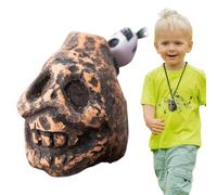 Sifflet de mort aztèque, sifflet crâne, création d'ambiance d'Halloween | Crâne humain hurlant la mort humaine à collectionner Art et décoration pour Halloween et extérieur, art et décoration