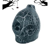 Sifflet de mort aztèque, sifflet de crâne, sifflet effrayant de crâne portable - Sifflet criant fou d'Halloween Sifflet fort aztèque Sifflet de tête de mort d'horreur pour sacrifice de guerre E