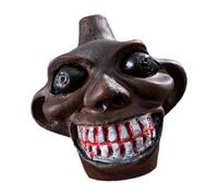 Sifflet de mort aztèque, véritable sifflet aztèque hurlant en forme de démon aztèque - Sifflet de mort aztèque - Sifflet de la mort aztèque - Son unique et puissant, à collectionner