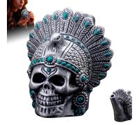 Sifflet de mort crâne Halloween Soulagement du stress Prank Props
