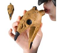 Sifflet De Mort-sifflet De Cri, Sifflets Fantômes De Corbeau Gothique De Réduction Du Stress, Jouet De Style Aztèque De Bête En Plein Air | Sifflet De Décompression Anti-Stress Pour Farces, S