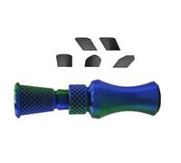 Sifflet de nature pour et appel de canard : outil d'entraînement en plein air imprimé en 3D, appelant multison portable avec 5 puces interchangeables, jouet éducatif de vie