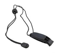 Sifflet de plongée avec son double fréquence pour une signalisation SOS sous-marine fiable pendant la plongée avec tuba et pêche sous-marine (noir)