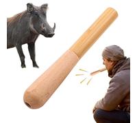 Sifflet De Porc Sauvage - Taille Portable, Bois Naturel, Appel De Sanglier Authentique, Poignée Ergonomique | Outil De Survie En Plein Air Pour Camping Randonnée Chasse Hommes Femmes Faune Activité Su