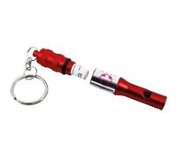 Sifflet de secours en aluminium - CAO - Teinté rouge