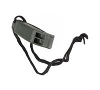 Sifflet de sécurité pour plongée sous-marine, double fréquence, signal sonore haute puissance, avec cordon pour SOS sous-marins, noir (vert)