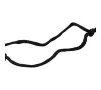 Sifflet de signalisation de sécurité pour plongée sous-marine, équipement de sports nautiques à double fréquence avec cordon pratique (noir)