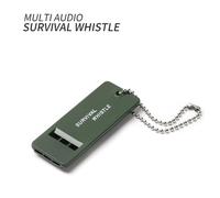 Sifflet De Survie, 1 Pièce, Kits De Premiers Secours En Plein Air, Signal D'Urgence, Sauvetage, Camping, Randonnée, Sport En Plein Air, Audio Multiple