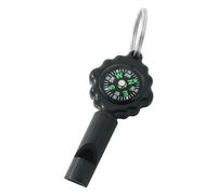 Sifflet de survie avec boussole de survie avec boussole - Boussole porte-clés d'extérieur | Boussole 2 en 1 intégrée, son clair et fort pour la randonnée, le camping, le kayak