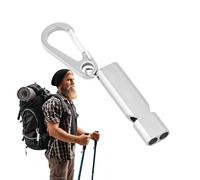 Sifflet de survie en plein air - Sifflet d'alarme, son puissant 120 dB, double tube | Agence de sécurité robuste pour le camping, la randonnée, le sport et le sauvetage en nature