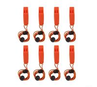 Sifflet de Survie Plastique 8pcs Haute pour fréquence Sifflet