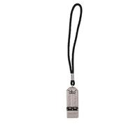 Sifflet de survie portable à double tube, sifflet d’urgence pour une utilisation en extérieur, sifflet puissant de 120 dB en alliage de titane avec sangle de poignet, idéal pour la