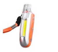 Sifflet de survie pour randonnée, 3 modes, sifflet de sécurité avec lumière, porte-clés de signal avec charge de type C pour le camping, les voyages, les aventures de randonnée 94 x 28 mm