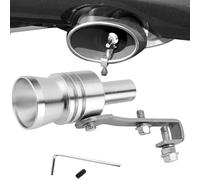 Sifflet d'échappement - Amplificateur de son turbo - Simulateur de valve - Silencieux - Effet bruit de tuyau - Construction métallique - Ajustement universel pour les voitures - Moteur haute