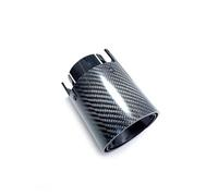 Sifflet D'éChappement Embout De Silencieux D'échappement En Fibre De Carbone Noir Brillant 1 Pièce Pour F87 F80 F82 F83 G82 G83 F90(N 57MM-OUT 80MM)
