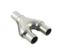 Sifflet D'éChappement Embout De Silencieux D'échappement Universel En Acier Inoxydable 51 Mm/57 Mm/63 Mm Entrée/sortie Modifié Pour Voiture(P-25225)