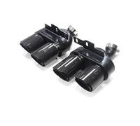 Sifflet D'éChappement Embout D'échappement en Fibre De Carbone Brillant pour A6 A7 C8 2019-2021 1 Paire Embout Silencieux À Quatre Sorties Embout D'éChappement(Carbon FiberA)
