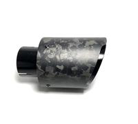 Sifflet D'éChappement Embout D'échappement Pour Voiture 1 Pièce En Acier Inoxydable Mat Forgé En Fibre De Carbone(ID 70mm-OD 89mm)