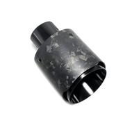 Sifflet D'éChappement Embout D'échappement Pour Voiture 1 Pièce En Acier Inoxydable Mat Forgé En Fibre De Carbone(ID 73mm-OD 101mm)