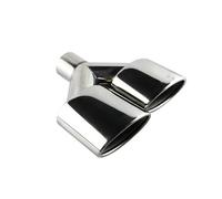 Sifflet D'éChappement Embout D'échappement Voiture En Acier Inoxydable Interface 57 Mm Double Sortie Silencieux Pour W204 W211(droite)