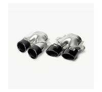 Sifflet D'éChappement Embouts D'échappement Quadruples Pour Mercedes Pour AMG C43 W205 S205 C205 A205 Facelift 2019+(Noir)
