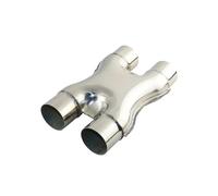 Sifflet D'éChappement Tuyau D'échappement Universel En Acier Inoxydable X-PIPE 2,5'' 3'' Entrée/sortie Pour Voiture(XP-3030)