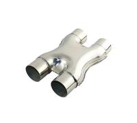 Sifflet D'éChappement Tuyau D'échappement Universel En Acier Inoxydable X-PIPE 2,5'' 3'' Entrée/sortie Pour Voiture(XP-2525)