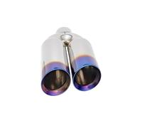 Sifflet D'éChappement Tuyau D'échappement Universel Pour Voiture 76 Mm À 102 Mm Silencieux Automatique En Acier Inoxydable Double Sortie D'échappement(L1EM20212h-R)