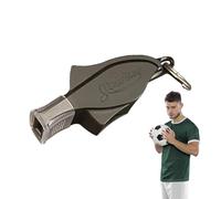 Sifflet d'entraîneur avec cordon - Sifflet de sport d'arbitre avec corde nu ire | fort de plus de 130 décibels, fournitures d'entraînement de Football pour le Camping, l'extérieur et l'entr
