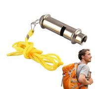 Sifflet d'entraîneur - Sifflet d'entraînement - Sifflet de Football Puissant, sifflet de Sport Polyvalent avec Sangle, sifflet Portable pour Arbitre, entraîneur, Sports de Plein air, Rando