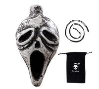 Sifflet d'Halloween - Sifflet de guerre hurlant instrument sonore horreur style crâne en céramique, décoration de fête de collection avec cri pour événements d'Halloween en costume