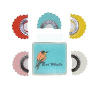 Sifflet d'oiseau | Sifflet d'appel d'oiseau | Fun Birds Caller Sifflet Forêts | Oiseaux colorés sifflant jouet | Outil Ventriloquist | Jouet Magic Tweeting Noisemaker pour et adultes