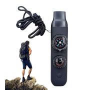 Sifflet D'urgence Tactique - Finder De Direction De Navigation, Dispositif D'éclairage LED, Compartiment De Stockage Compact, Équipement De Sauvetage Portable | Zones De A
