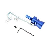 Sifflet Echappement,Loud Whistle Sound Maker,Car Turbo Sound Whistle Tail Throat Muffler Tuyau d'échappement Whistle Roar Maker Car Auto Exhaust Pipe Straight Tailpipe Accessory Blue(TC M)