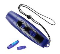 Sifflet Électrique Accessoire Polyvalent Réglable 3 Sons Puissants | Sifflet Électrique à Haut Volume Rechargeable par USB Avec Dragonne et Lampe Pour Camping en Plein