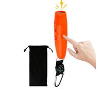 Sifflet électrique - Boussole de navigation 3 tons à haut volume à piles | Sifflet de sport avec cordon pour entraîneurs, arbitres, enseignants, entraînement sportif, randonnée, camping, sauvetage